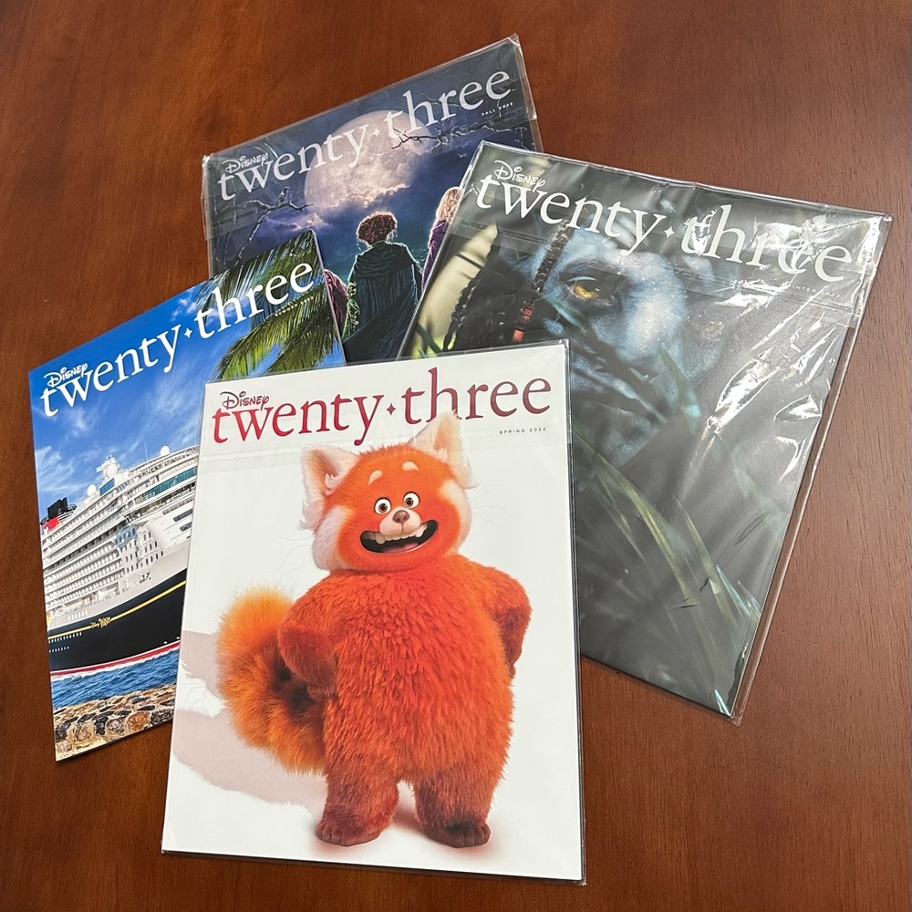 Disney Twenty Three 2022 Magazine Set